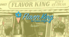 Desktop Screenshot of flavorkingicecream.com